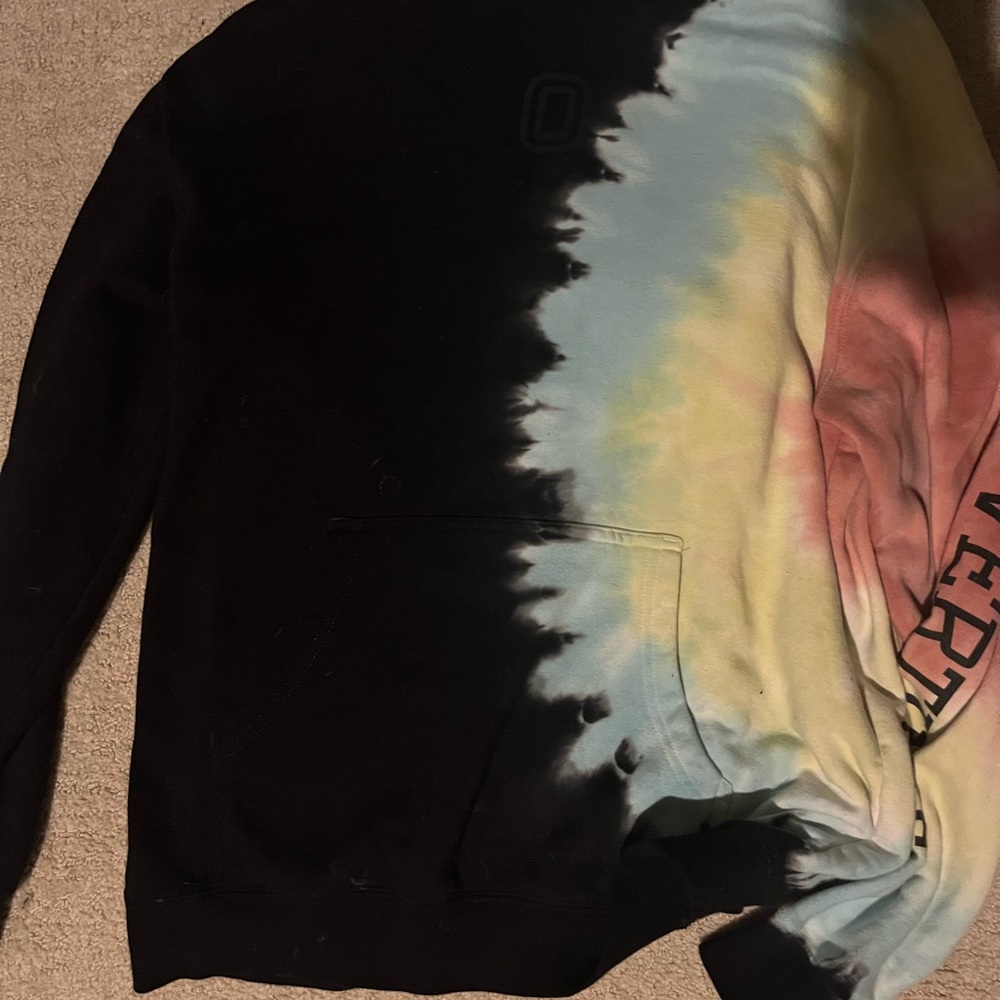Overtime tie dye hoodie.